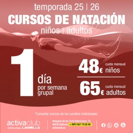 CURSOS DE NATACIÓN NOU...