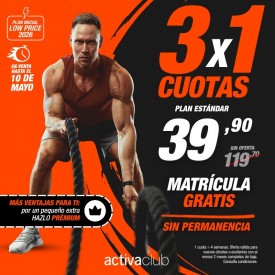 3x1 EN ACTIVACLUB NOU MESTALLA