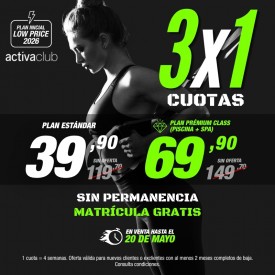 3x1 EN ACTIVACLUB NOU MESTALLA