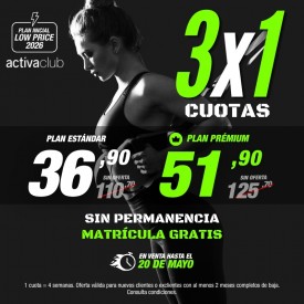 3x1 EN ACTIVACLUB GERMANÍAS