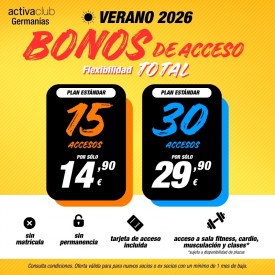 BONOS DE ACCESO “VERANO...