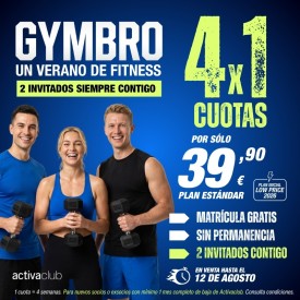 GYMBRO - 4x1 EN ACTIVACLUB...
