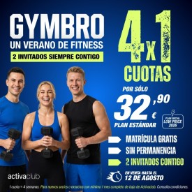 GYMBRO - 4x1 EN ACTIVACLUB...